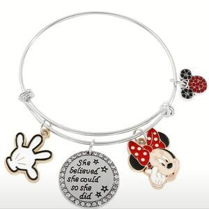 She Believed She Could Dangle Mickey Mouse Charm Bracelet